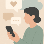 Humans engaged in the chaos of likes and shares.