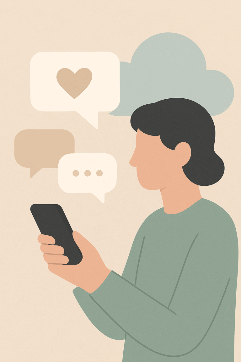 Humans engaged in the chaos of likes and shares.