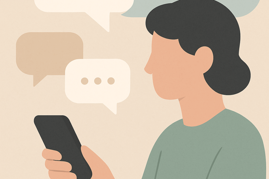 Humans engaged in the chaos of likes and shares.